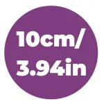 10cm/3.94in
