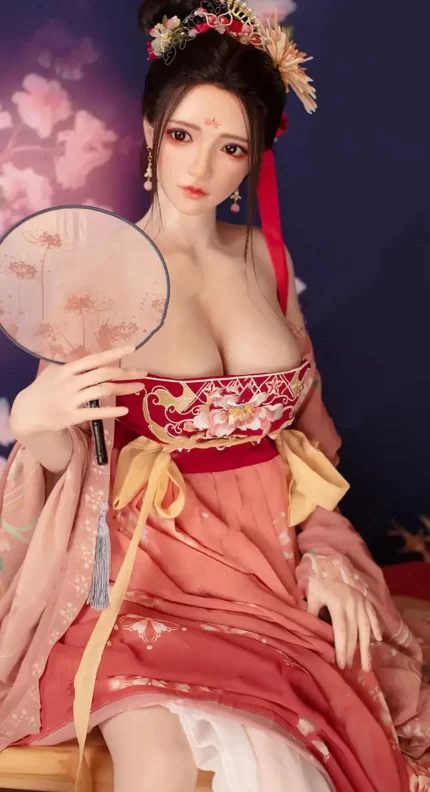 Qi 150cm(4ft11) D-cup Full Silicone Asian Sex Doll-JX Doll